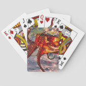 Kleurrijke octopus-speelkaarten pokerkaarten (Achterkant)