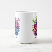 Kleurrijke Octopus Splash Koffiemok (Center)