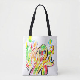 Kleurrijke octopus tote bag