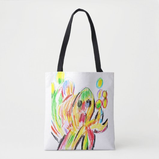Kleurrijke octopus  tote bag (Voorkant)