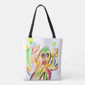 Kleurrijke octopus  tote bag (Achterkant)