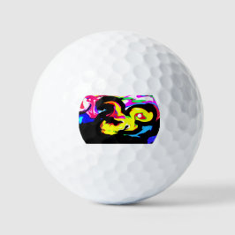 Kleurrijke octopusgolf golfballen