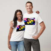 Kleurrijke octopusgolf t-shirt (Unisex)