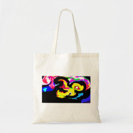 Kleurrijke octopusgolf tote bag