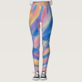 Kleurrijke oefening joggen Leggings (Voorkant)