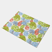 Kleurrijke Oerwoud Elephants Deurmat (Schuin)