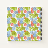 Kleurrijke Oerwoud Elephants Notitieboek (Achterkant)