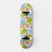 Kleurrijke Oerwoud Elephants Persoonlijk Skateboard (Voorkant)