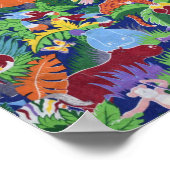 Kleurrijke Oerwouden Poster (Hoek)