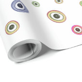 kleurrijke ogen cadeaupapier (Rol Hoek)