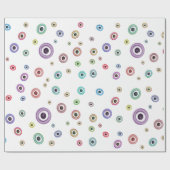 kleurrijke ogen cadeaupapier (Vlak)