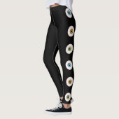 Kleurrijke Ogen Halloween Oogbollen Bloeddoorlopen Leggings (Links)