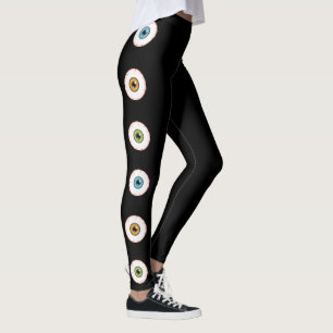 Kleurrijke Ogen Halloween Oogbollen Bloeddoorlopen Leggings