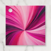 Kleurrijke olieverf Art Gift Labels (Voorkant)