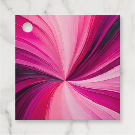 Kleurrijke olieverf Art Gift Labels