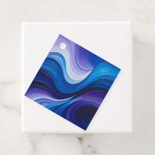 Kleurrijke olieverf Art Gift Labels (In situ)