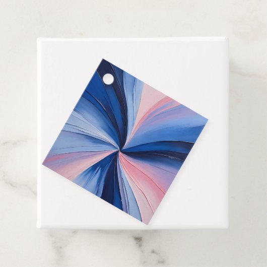 Kleurrijke olieverf Art Gift Labels (In situ)