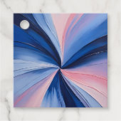 Kleurrijke olieverf Art Gift Labels (Voorkant)