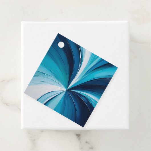 Kleurrijke olieverf Art Gift Labels (In situ)