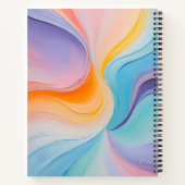 Kleurrijke olieverf Art Spiral Notitieboek (Achterkant)