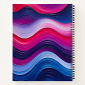 Kleurrijke olieverf Art Spiral Notitieboek (Achterkant)