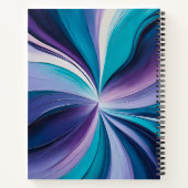 Kleurrijke olieverf Art Spiral Notitieboek (Achterkant)