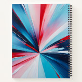 Kleurrijke olieverf Art Spiral Notitieboek (Achterkant)