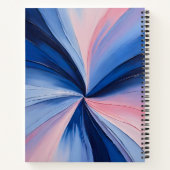 Kleurrijke olieverf Art Spiral Notitieboek (Achterkant)
