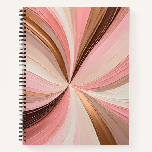 Kleurrijke olieverf Art Spiral Notitieboek (Voorkant)