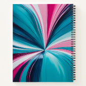 Kleurrijke olieverf Art Spiral Notitieboek (Achterkant)