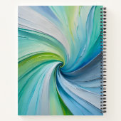 Kleurrijke olieverf Art Spiral Notitieboek (Achterkant)
