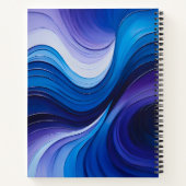 Kleurrijke olieverf Art Spiral Notitieboek (Achterkant)