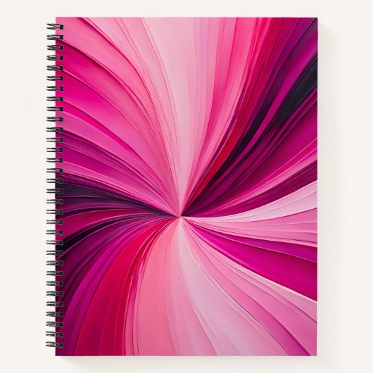 Kleurrijke olieverf Art Spiral Notitieboek (Voorkant)