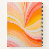 Kleurrijke olieverf Art Spiral Notitieboek (Achterkant)