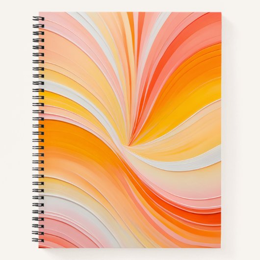 Kleurrijke olieverf Art Spiral Notitieboek (Voorkant)