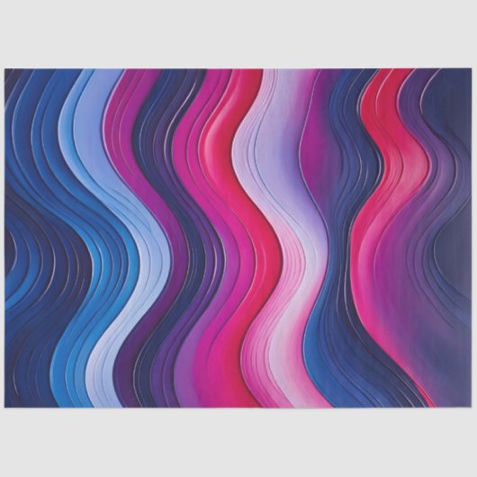 Kleurrijke olieverf Art Tissue Paper Tissuepapier (Voorkant)