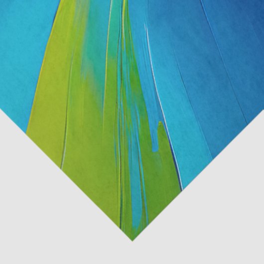 Kleurrijke olieverf Art Tissue Paper Tissuepapier (Detail)