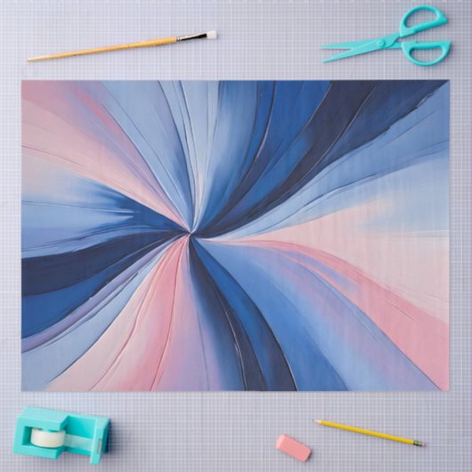 Kleurrijke olieverf Art Tissue Paper Tissuepapier (Craft)