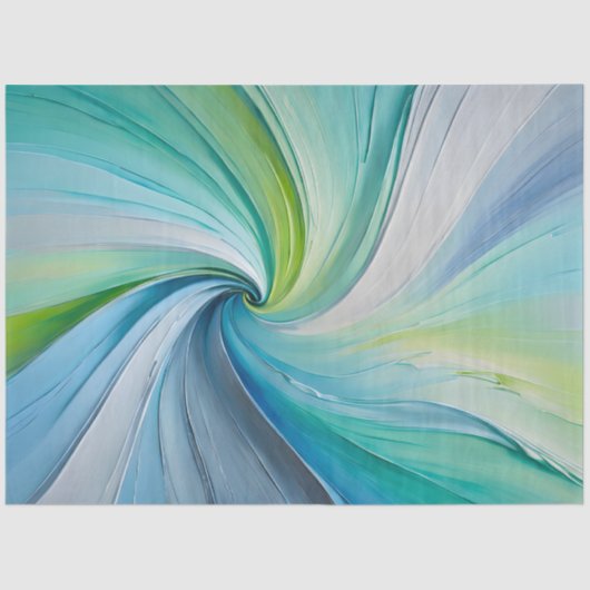 Kleurrijke olieverf Art Tissue Paper Tissuepapier (Voorkant)