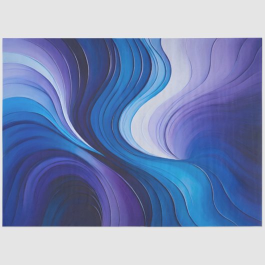 Kleurrijke olieverf Art Tissue Paper Tissuepapier (Voorkant)