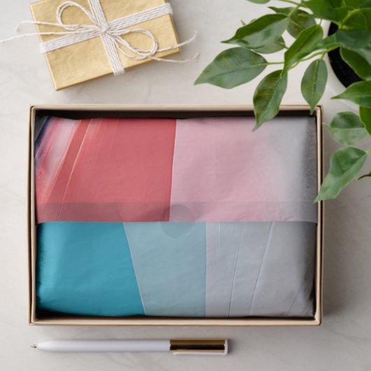 Kleurrijke olieverf Art Tissue Paper Tissuepapier (Geschenk)