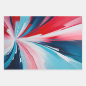 Kleurrijke olieverf Art Wrapping Paper Sheets (Voorkant 3)