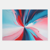 Kleurrijke olieverf Art Wrapping Paper Sheets (Voorkant 2)