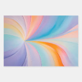 Kleurrijke olieverf Art Wrapping Paper Sheets (Voorkant 2)