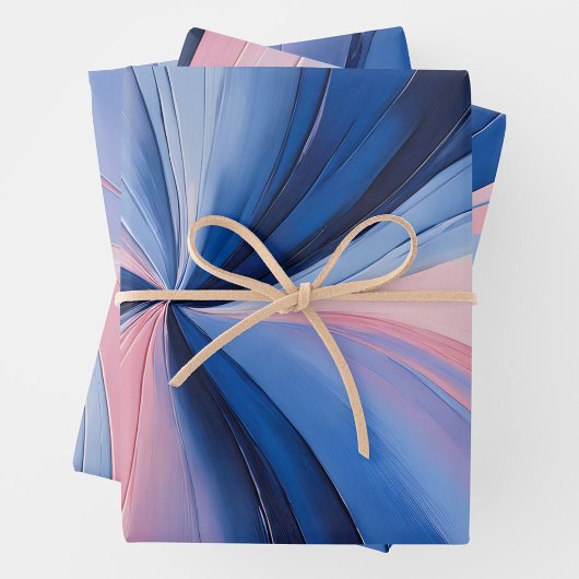 Kleurrijke olieverf Art Wrapping Paper Sheets