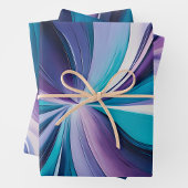 Kleurrijke olieverf Art Wrapping Paper Sheets