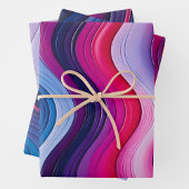 Kleurrijke olieverf Art Wrapping Paper Sheets