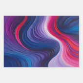 Kleurrijke olieverf Art Wrapping Paper Sheets (Voorkant 2)