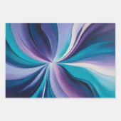 Kleurrijke olieverf Art Wrapping Paper Sheets (Voorkant)