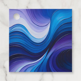 Kleurrijke Olieverf Kunst Cadeautags Bedankjes Labels